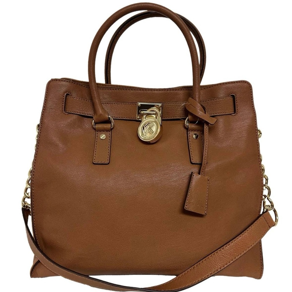 Michael Kors Large Hamilton in luggage / brown
